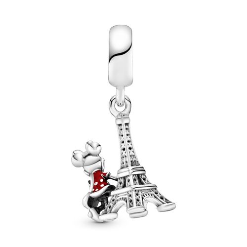 Charm colgante Torre Eiffel con Minnie Mouse