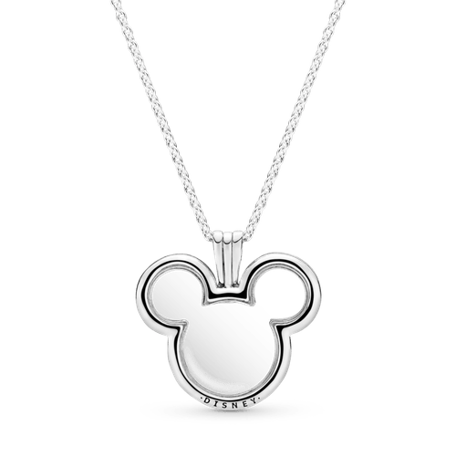 Collar con Medallón Flotante de Mickey