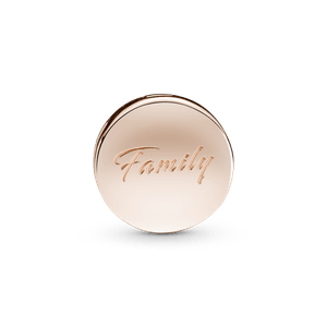 Charm Sujetador Árbol de familia reluciente Recubrimiento en Oro Rosa de 14k Reflexions