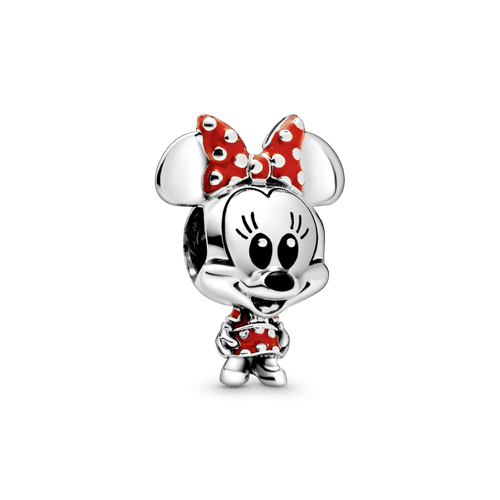 Charm Vestido de lunares y moño de Minnie Mouse de Disney