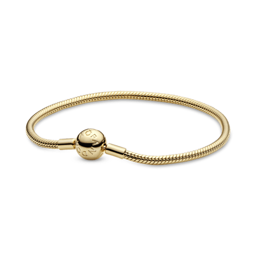Brazalete cadena de serpiente Pandora Moments Recubrimiento en Oro de 14k