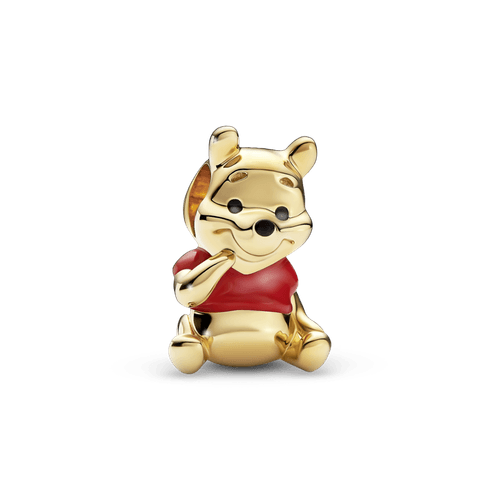 Charm Oso Winnie Pooh de Disney Recubrimiento en Oro de 14k
