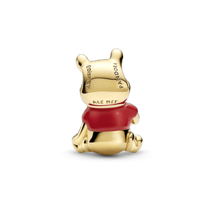 Charm Oso Winnie Pooh de Disney Recubrimiento en Oro de 14k