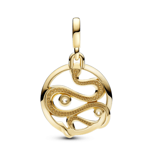 Medallón grabable Serpiente de pavé Pandora ME