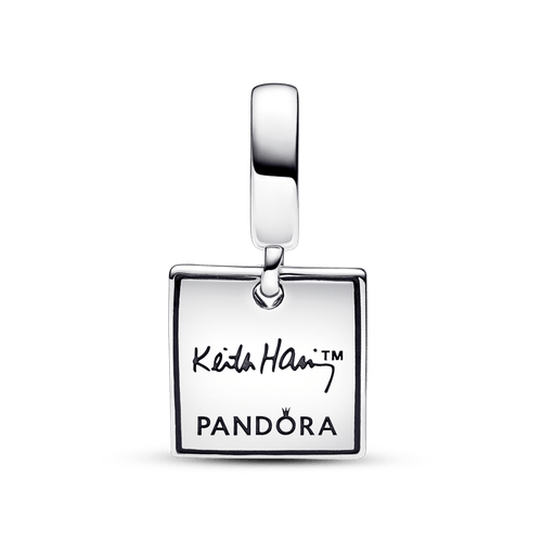 Charm colgante doble Corazón caminante de Keith Haring™ x Pandora