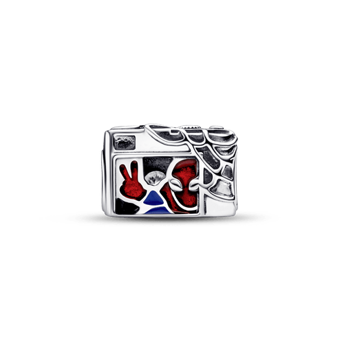 Charm selfie de cámara Spiderman de Marvel Pandora Plata Esterlina