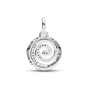 Charm Medallón Espiral de Gratitud Pandora ME