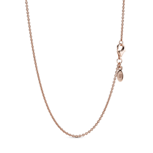 Collar Cadena Clásica Recubrimiento en Oro Rosa de 14k