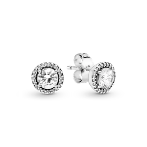 Aretes De Botón Elegancia Clásica