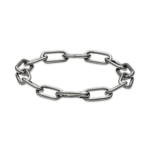 Brazalete De Cadena De Eslabones Recubrimiento en Rutenio Pandora Me