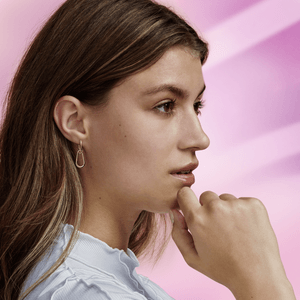 Eslabón Para Arete De Aro Recubrimiento en Oro Rosa De 14K Pandora Me