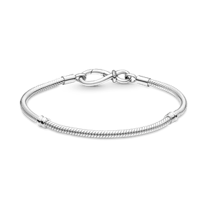 Brazalete Cadena De Serpiente Con Nudo Infinito Pandora Moments