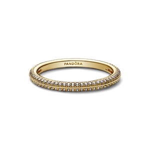 Anillo de Pavé Pandora ME Recubrimiento en Oro 14k