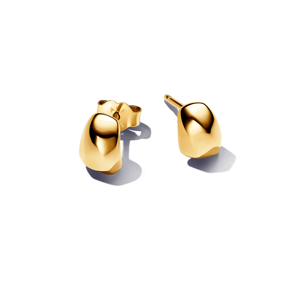 Aretes de Botón Forma Orgánica
