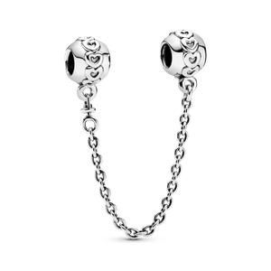 Cadena De Seguridad Banda De Corazones