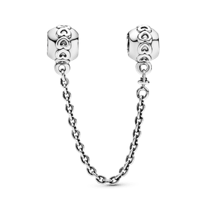 Cadena De Seguridad Banda De Corazones