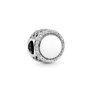 Charm Redondo Plateado