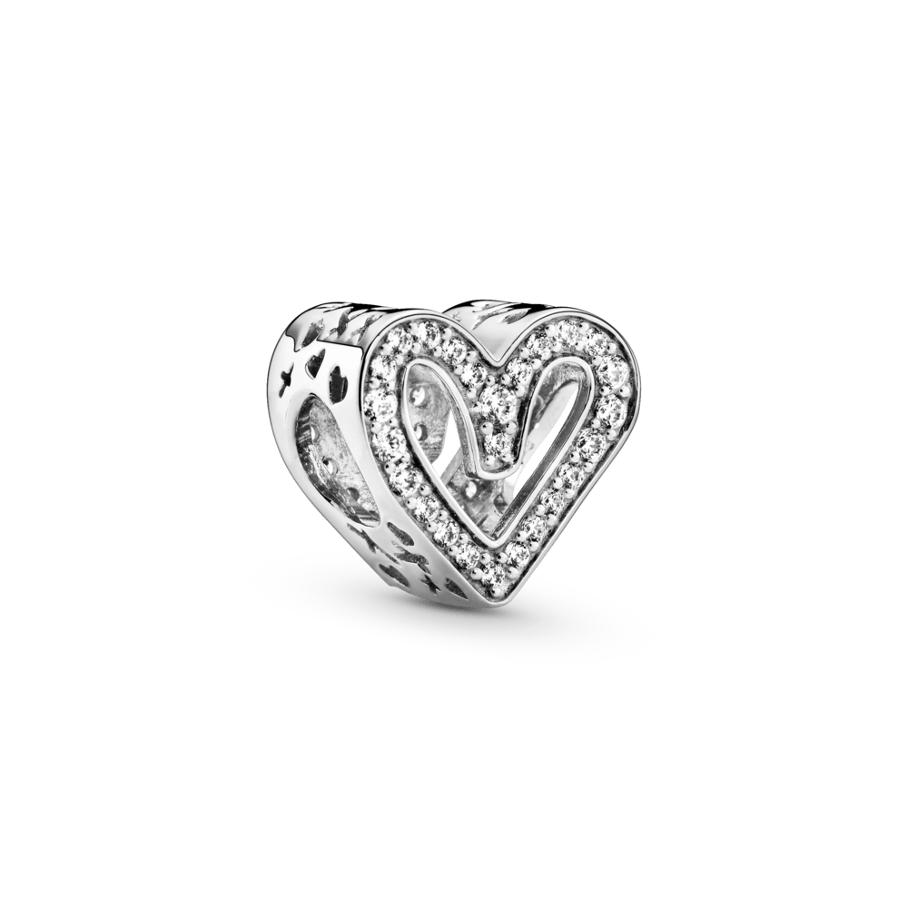 Charm resplandeciente Corazón de diseño libre