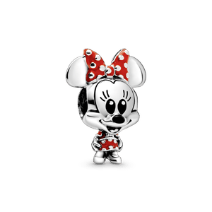 Charm Vestido de lunares y moño de Minnie Mouse de Disney