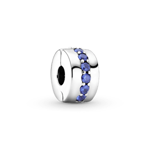 Clip azul brillante