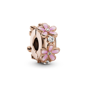 Clip Margarita rosa