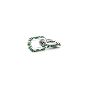 Eslabón De Estilo Doble En Pavé Verde Pandora Me