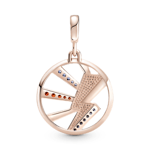 Medallón Ilumíname Recubrimiento en Oro Rosa De 14K Pandora Me