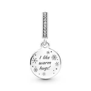Charm Colgante Doble Olaf De Nieve De Frozen De Disney
