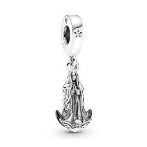 Charm Colgante En Plata De Ley Virgen De Guadalupe