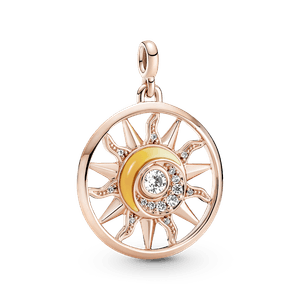 Medallón Poder del Sol Pandora ME Recubrimiento en Oro Rosa 14k