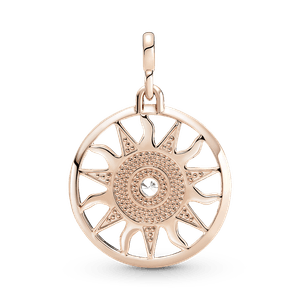 Medallón Poder del Sol Pandora ME Recubrimiento en Oro Rosa 14k