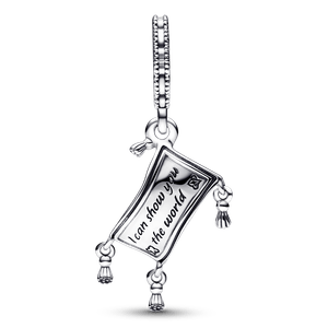 Charm colgante Alfombra Mágica de Aladdín de Disney Pandora Plata Esterlina
