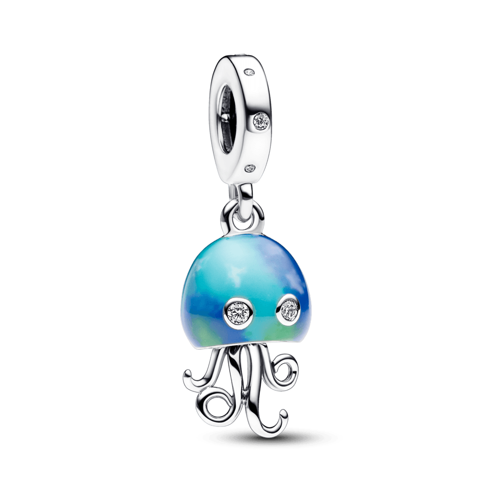 Charm colgante Medusa que cambia de color Pandora Plata Esterlina