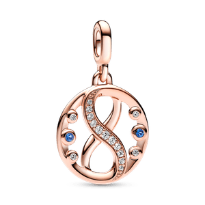 Medallón Símbolo Infinito Pandora ME Recubrimiento en Oro Rosa de 14k