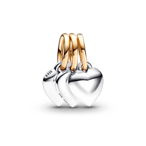 Charm Colgante Divisible Triple Amistad en Dos Tonos Pandora