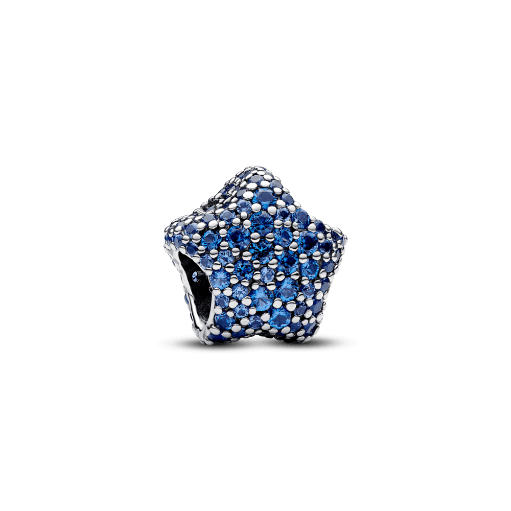 Charm Estrella Pavé Azul