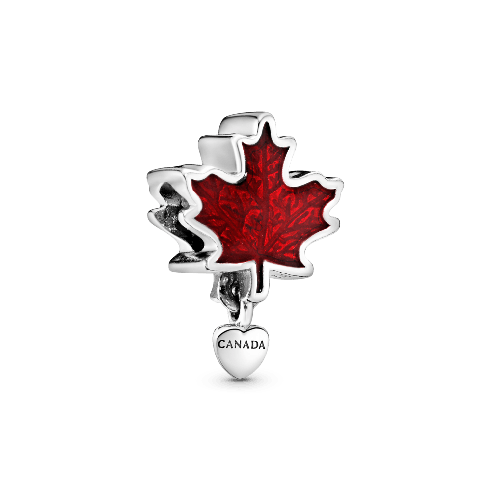 Charm Hoja de Arce Rojo