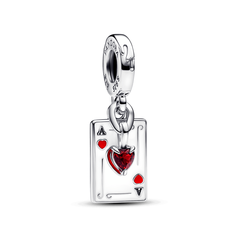 Charm Colgante Doble Reina de Corazones Villanos de Disney