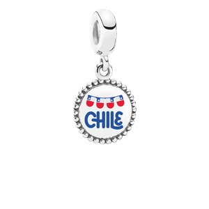 Engraving Banderitas Chile