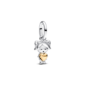 Charm Colgante Chica Feliz