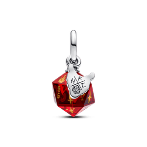 Charm Colgante Dado Club del Fuego Infernal de Stranger Things