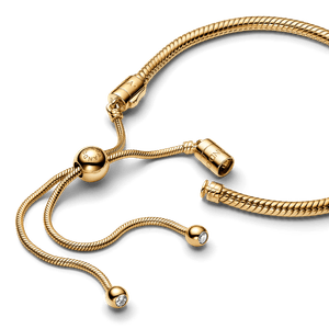 Brazalete Pandora Moments Cadena de Serpiente con cierre Deslizante