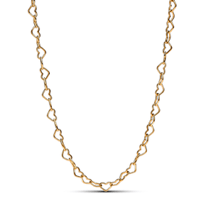 Collar Corazones Unidos Dorado