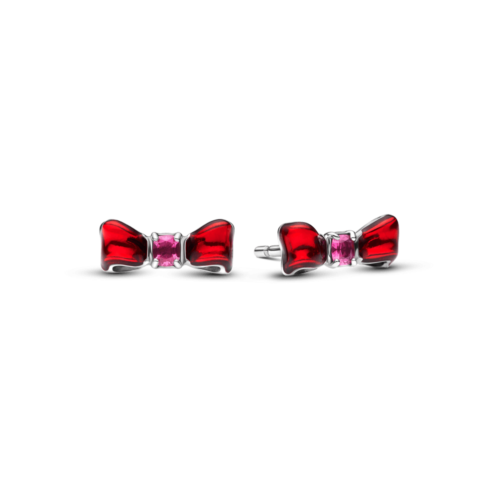 Aretes de Botón Lazo Blancanieves de Disney