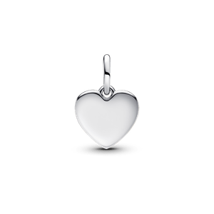 Charm Dije Grabable Corazón Amor Plateado
