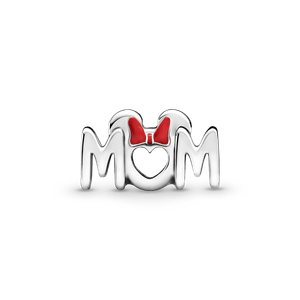 Charm Moño De Minnie Mouse De Disney Y Mamá