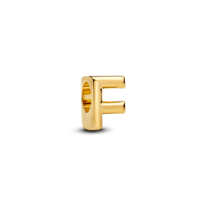 Charm Dorado Alfabeto Letra F