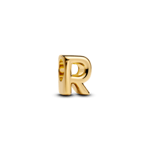 Charm Dorado Alfabeto Letra R