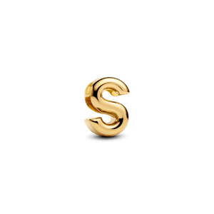 Charm Dorado Alfabeto Letra S