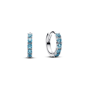 Aretes Abrazo Azul Claro